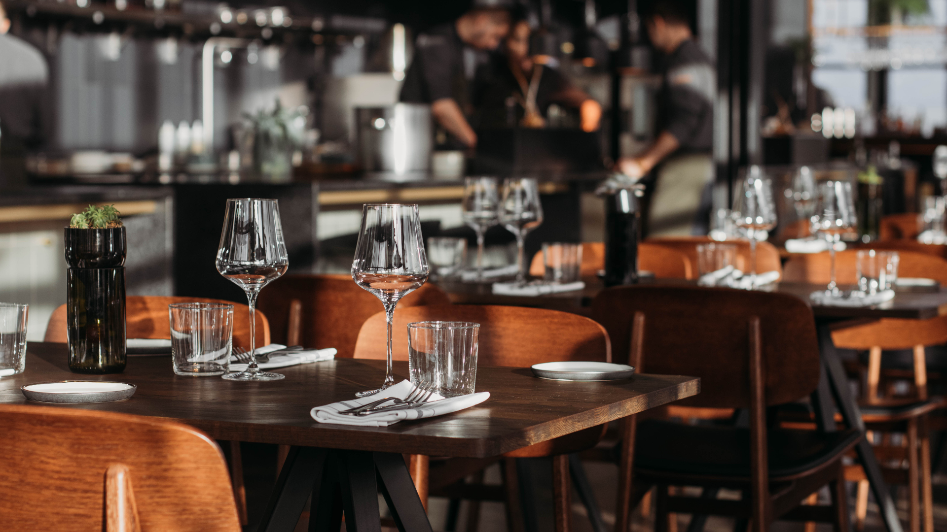Restaurant scene with a promising future, symbolizing the opportune time to sell.