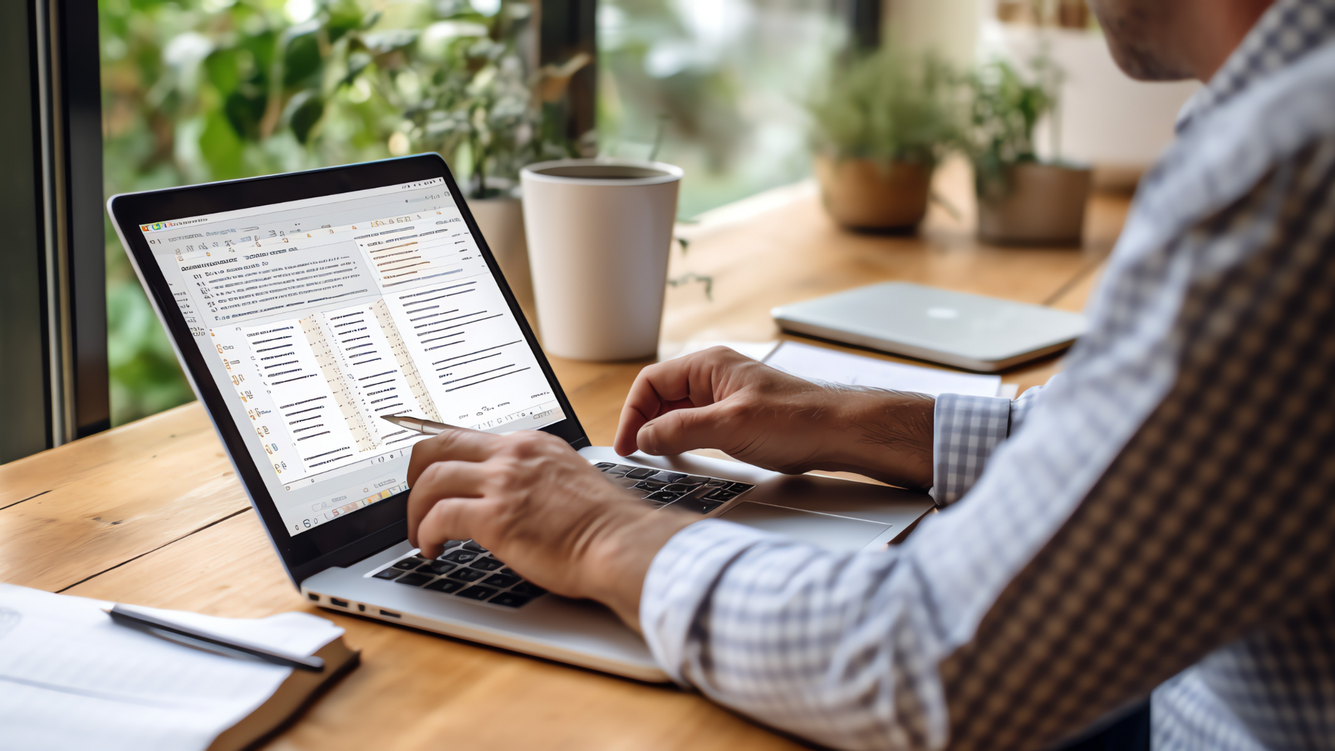 Small business owner exploring SBA loan options on a laptop