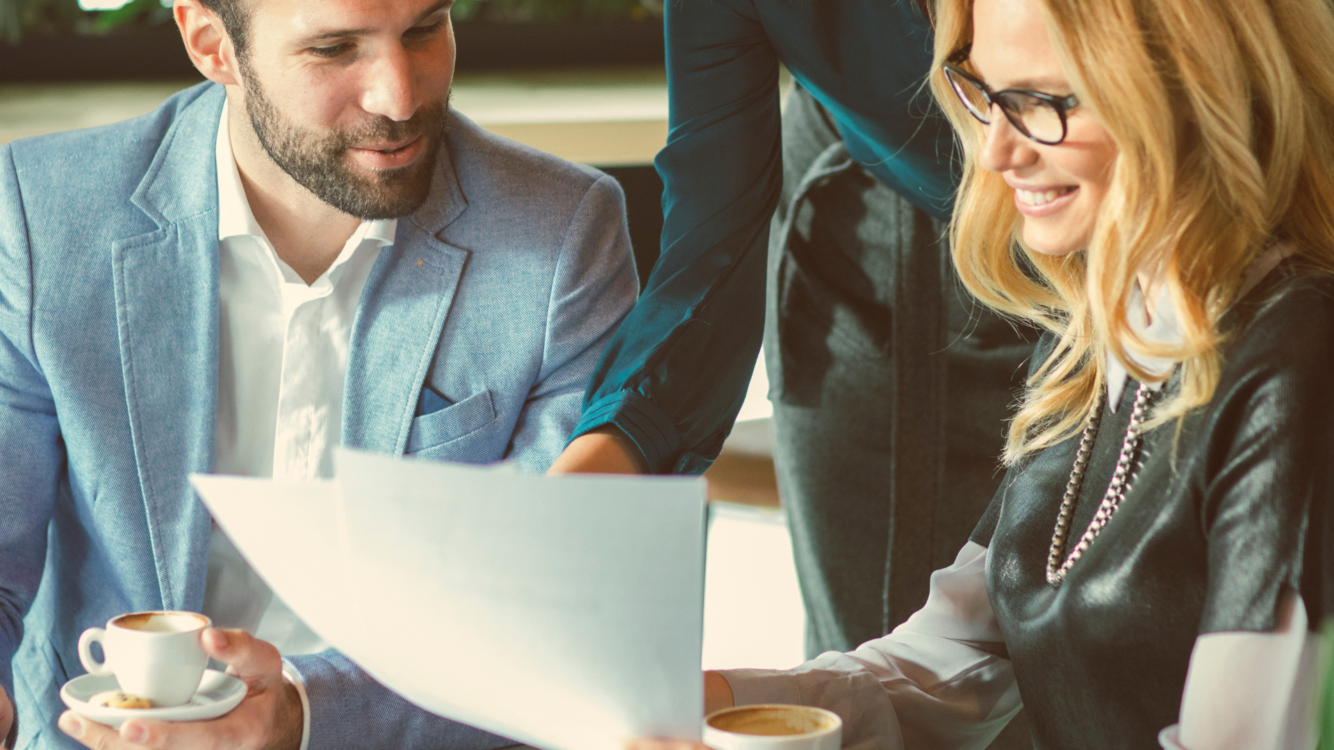 Meeting indicating the right time to buy a business